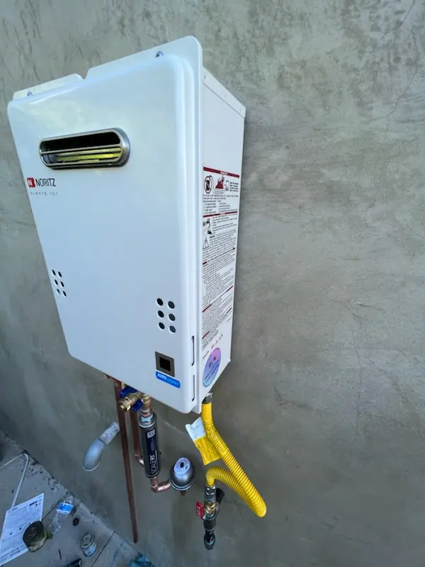 Tankless water heater installation for Collettes Grove homes