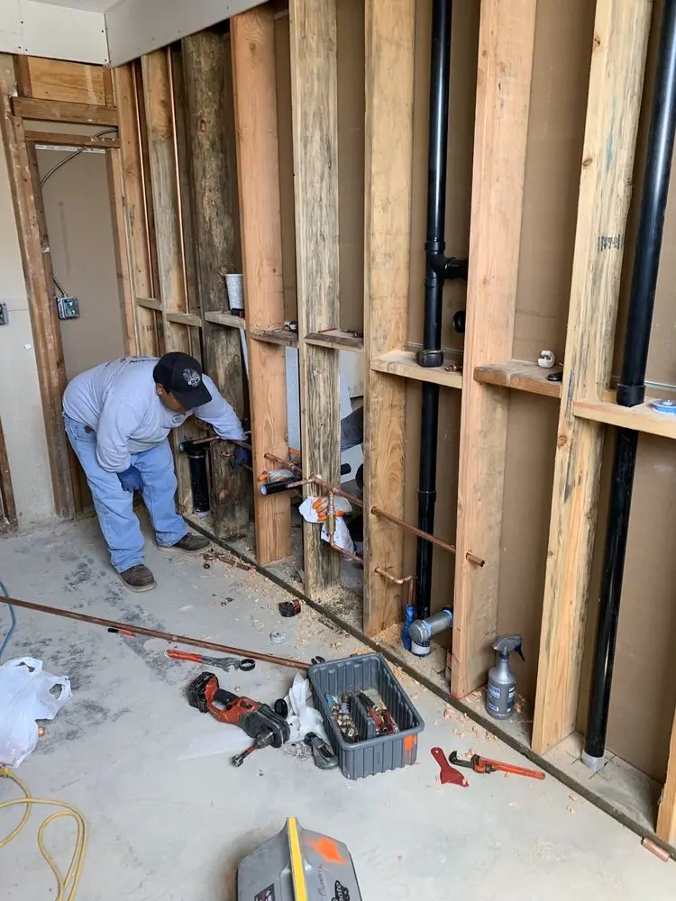 Commercial rough-in plumbing for Gas Line Repair in Collettes Grove